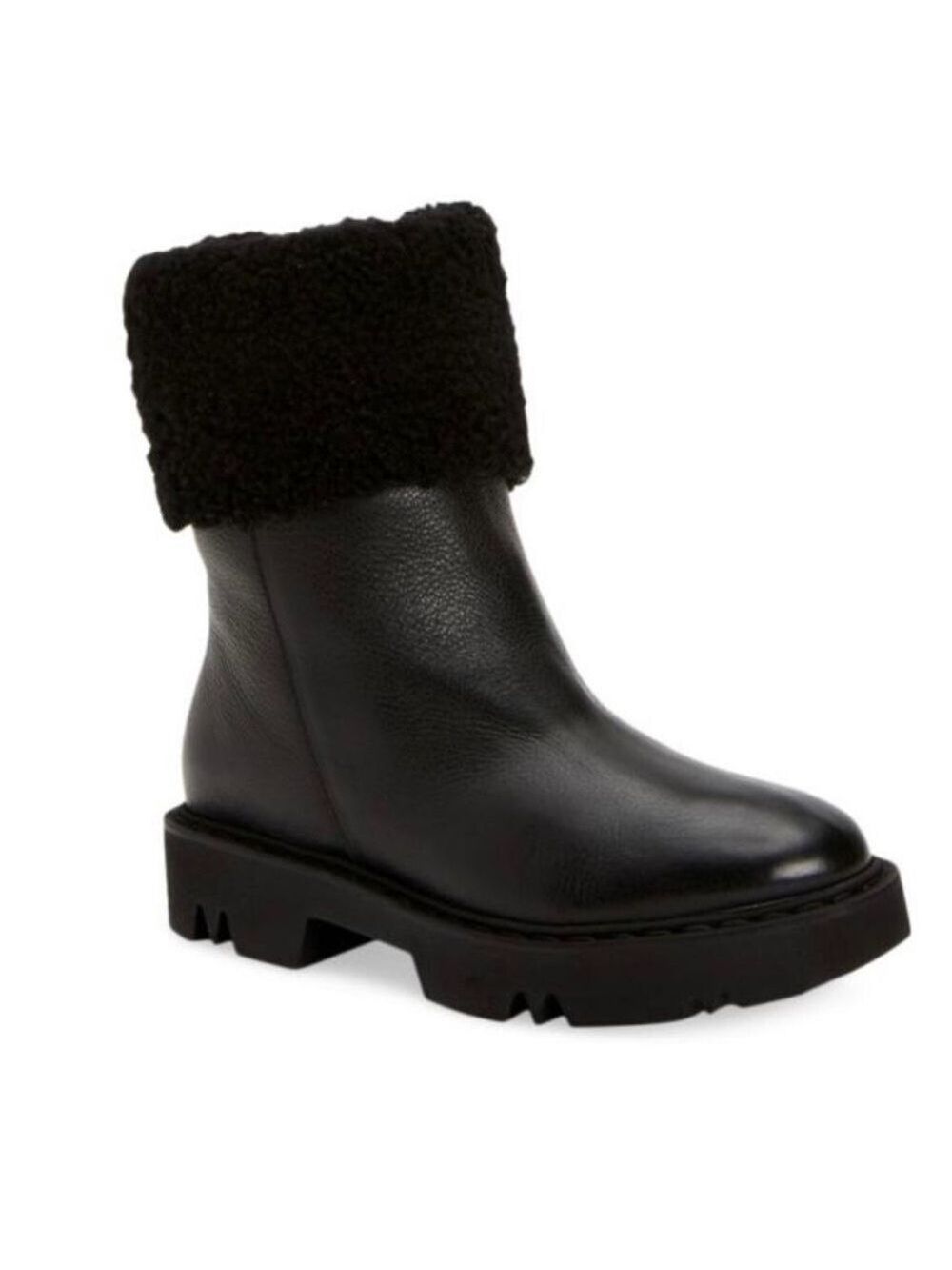NIB Aquatalia Heidy Shearling Lined Waterproof Leather Boots